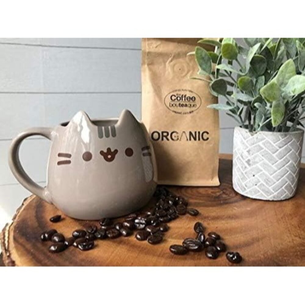 Pusheen Sculpted Mug 16 oz Multicolor Name is Mud Cute Cat Coffee Mug - Picture 4 of 4